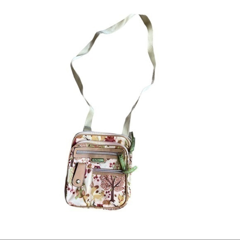 Lily bloom organizer bag adorable fox owl print